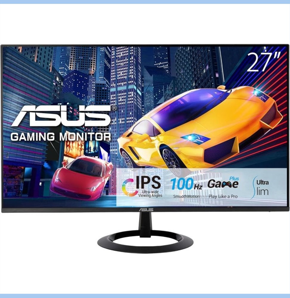 MONITOR GAMING ASUS VZ27EHF 27/ FULL HD/ 1MS/ 100HZ/ IPS/ NEGRO