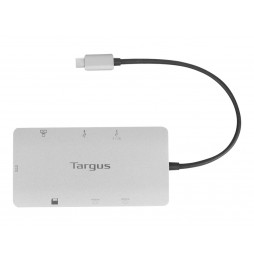 Targus DOCK423EU base para portátil y replicador de puertos Alámbrico USB 3.2 Gen 1 (3.1 1) Type-C Plata