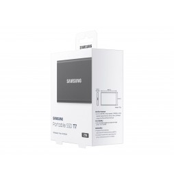 Samsung T7 SSD 2TB USB 3.2 Gris Carbón