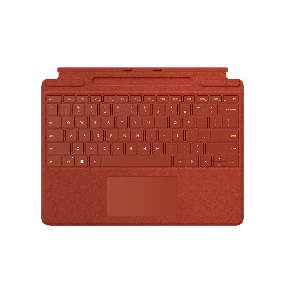 Microsoft Surface Pro Signature Keyboard Rojo Cover port QWERTY Español