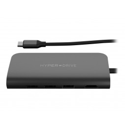 Hyper HyperDrive Power Hub 9 en 1 USB-C PD 60W gris espacial - HD30F-GRAY