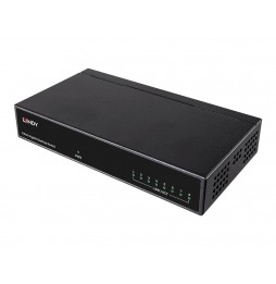 Lindy 25045 switch Gestionado Gigabit Ethernet (10/100/1000) Energía sobre (PoE) Plata