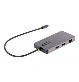 StarTech.com Adaptador Multipuertos USB C 2x HDMI 4K 60Hz, Hub USB-A 3.1 2Pt 5Gbps, PD 100W, GbE, SD/MicroSD, Cable de 30cm