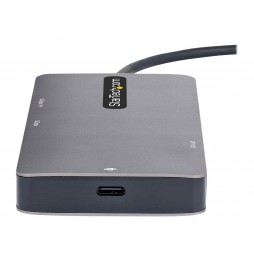 StarTech.com Adaptador Multipuertos USB C 2x HDMI 4K 60Hz, Hub USB-A 3.1 2Pt 5Gbps, PD 100W, GbE, SD/MicroSD, Cable de 30cm