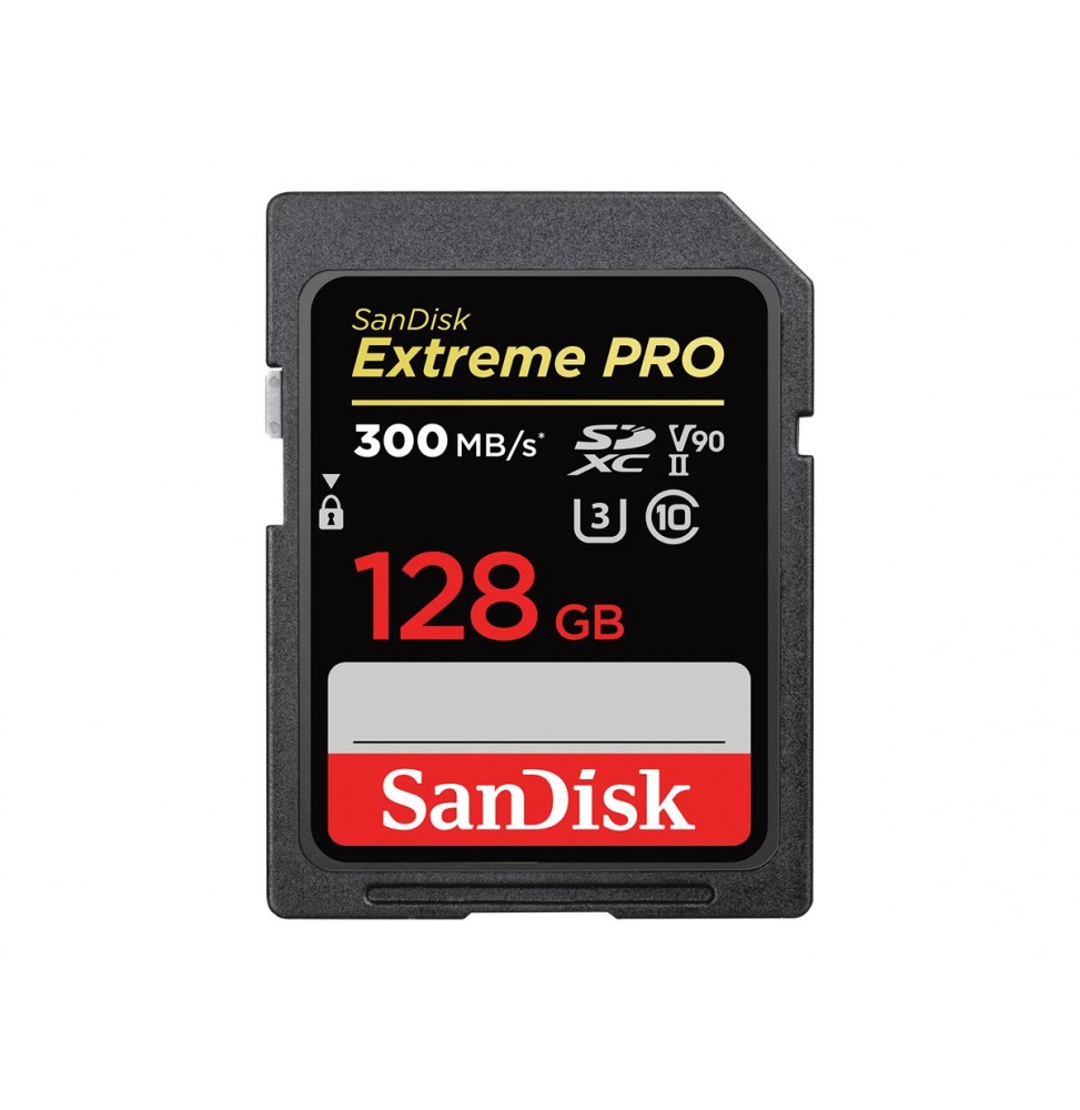 SanDisk Extreme PRO SDXC 128GB UHS-II U3 V90 Clase 10