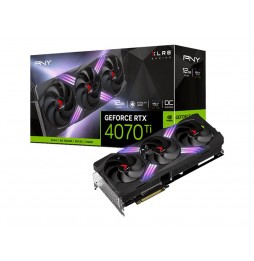 PNY GeForce RTX 4070 Ti XLR8 Gaming VERTO EPIC-X RGB Overclocked Triple Fan DLSS 3 12GB GDDR6X