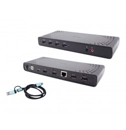 i-tec USB 3.0 / USB-C Thunderbolt Dual Display Docking Station + Power Delivery 85W