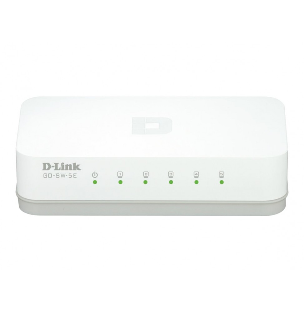 D-Link GO-SW-5E/E switch No administrado Fast Ethernet (10/100) Blanco