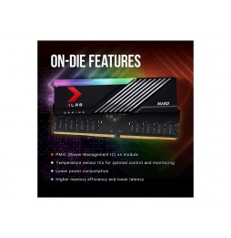 PNY XLR8 GAMING MAKO RGB DDR4 - 32GB KIT (2X16GB) - 6000 MHZ - PC5-48000 - 13V - XMP - CL40