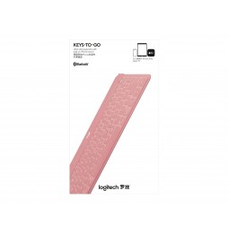 Logitech Keys-To-Go Teclado Bluetooth Rosa para iPhone/iPad/Apple TV
