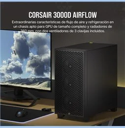 Corsair 3000d Airflow Tg Negra Atx