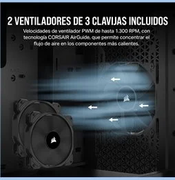 Corsair 3000d Airflow Tg Negra Atx