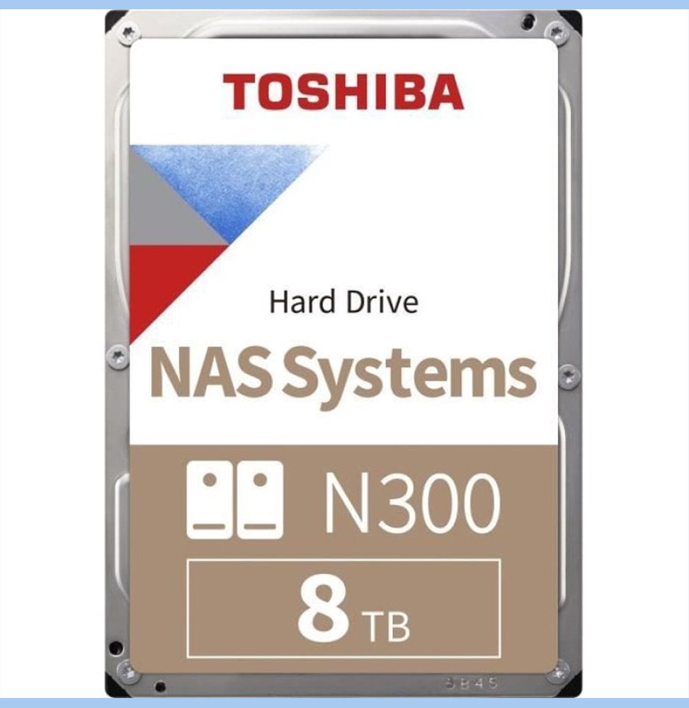Toshiba N300 NAS 3.5" 8TB SATA3