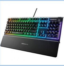 SteelSeries Apex 3 Teclado Gaming RGB Layout PT