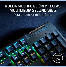 TECLADO RAZER BLACKWIDOW V4 X YELLOW SWITCH (ESPAÑOL) (RZ03-04702800-R311)