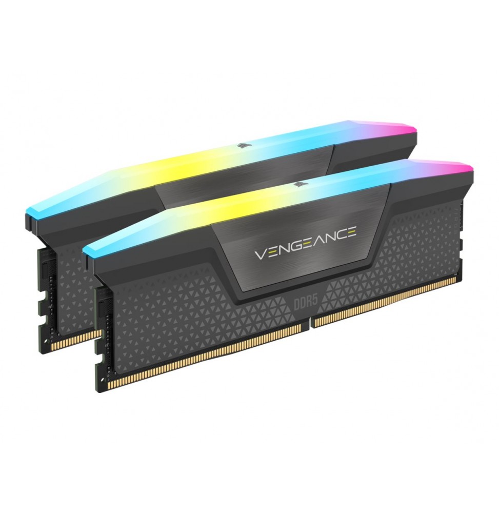 MEMORIA CORSAIR DDR5 32GB 2X16GB PC6000 VENGEANCE RGB CMH32GX5M2E6000Z36