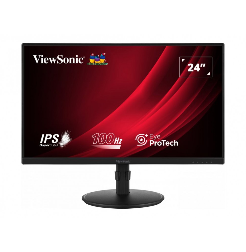 Viewsonic VG2408A-MHD pantalla para PC 61 cm (24") 1920 x 1080 Pixeles Full HD LED Negro