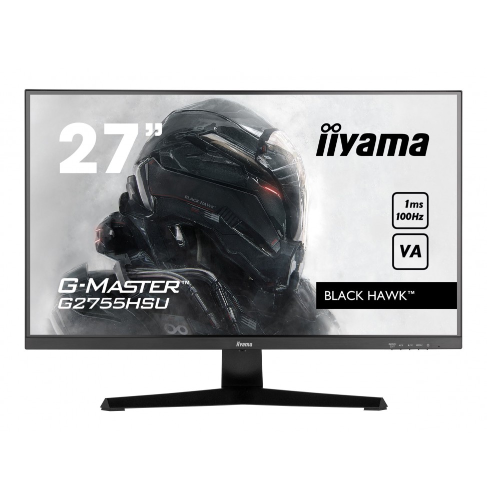 iiyama G-MASTER G2755HSU-B1 pantalla para PC 68.6 cm (27") 1920 x 1080 Pixeles Full HD Negro