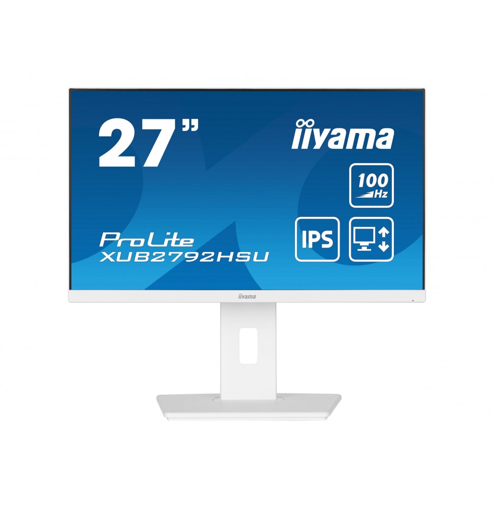 iiyama ProLite XUB2792HSU-W6 LED display 68.6 cm (27") 1920 x 1080 Pixeles Full HD Blanco