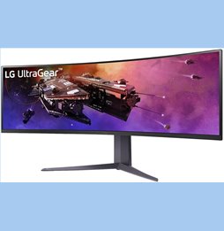 LG MONITOR (45GR75DC-B) - MONITOR GAMING CURVO QHD DE 45 // 1MS DE TIEMPO DE RESPUESTA Y 200HZ CON USB TYPE-C