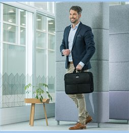  DICOTA Top Traveller maletines para portátil 43,9 cm (17.3") Bandolera Negro 