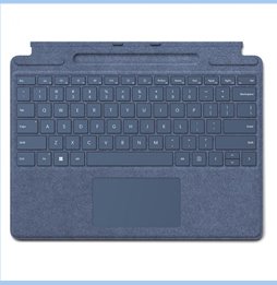 Microsoft Signature Keyboard Cover Alcantara Zafiro para Surface Pro 8/9/X + Surface Pen 2