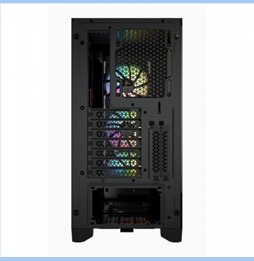 CAJA Corsair iCUE 4000X RGB Cristal Templado USB 3.1 RGB Negro