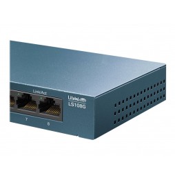 TP-Link LS108G switch No administrado Gigabit Ethernet (10/100/1000) Azul