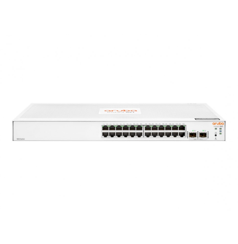 Aruba Instant On 1830 Switch 24 Puertos 2SFP Gestionado L2 Gigabit Ethernet 1U