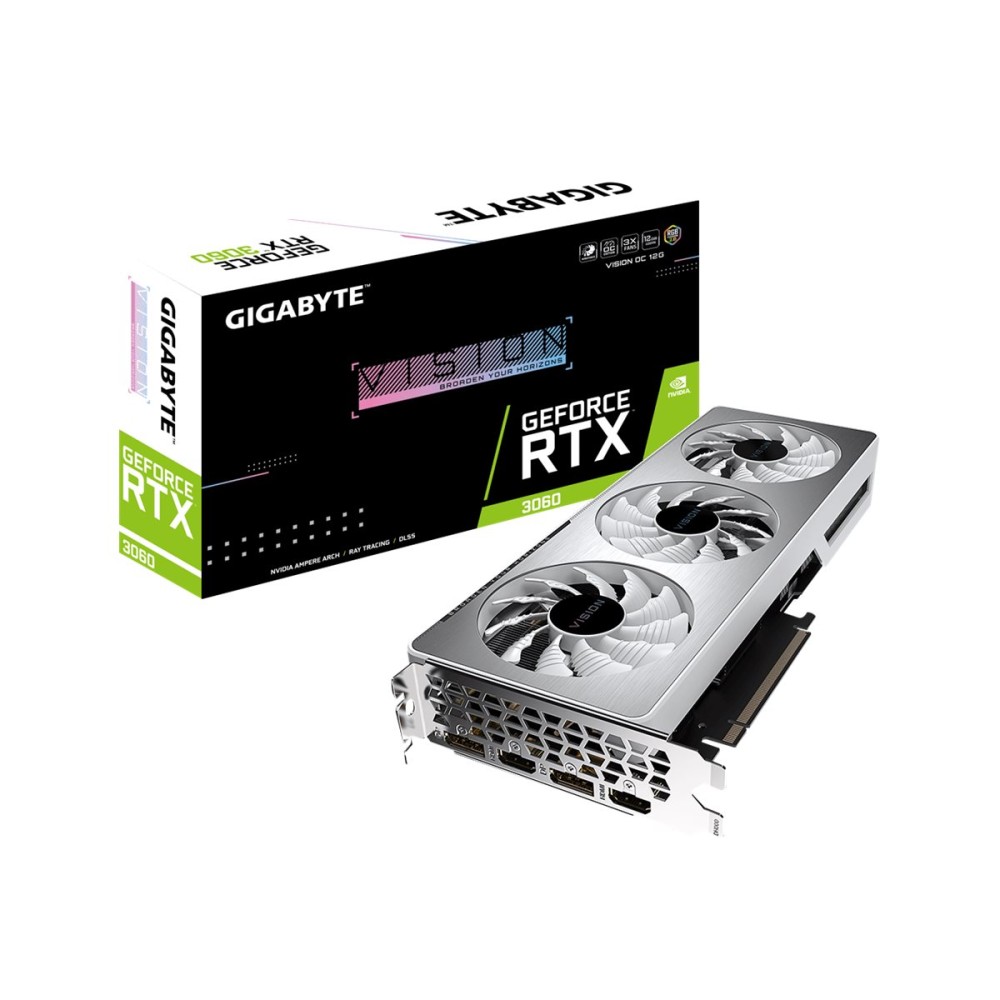 Gigabyte Nvidia GeForce RTX 3060 VISION OC 12GB GDDR6 Rev 2.0