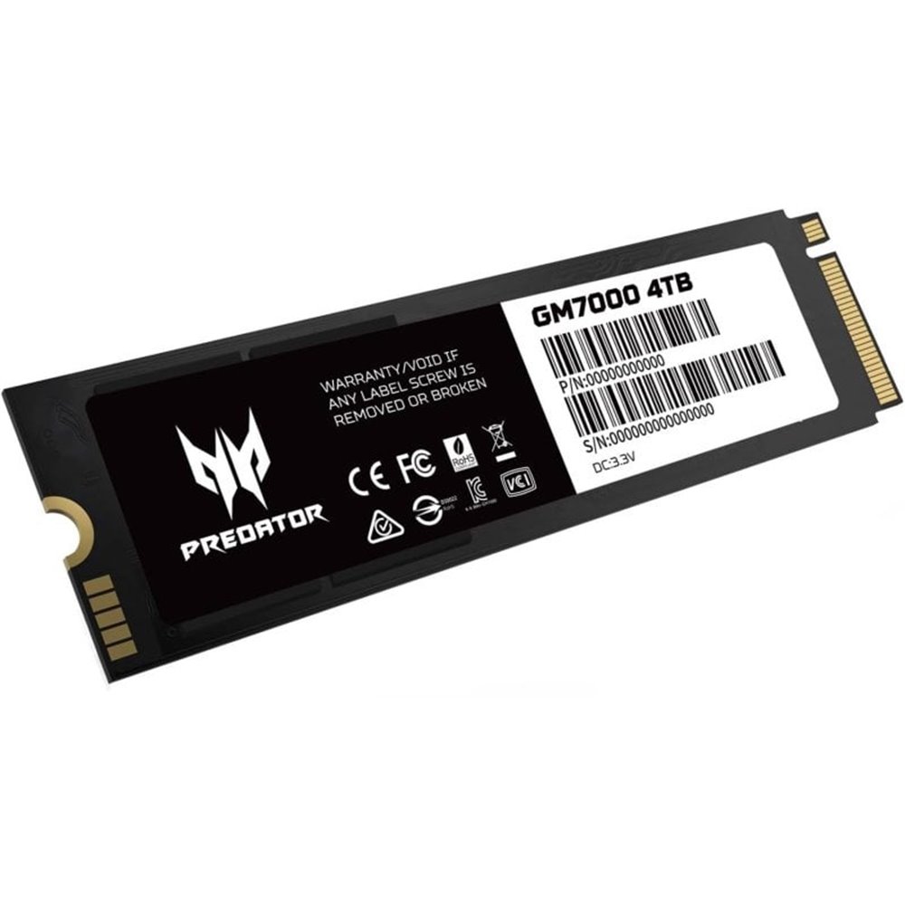 ACER PREDATOR SSD GM-7000 4TB PCIE NVME GEN4