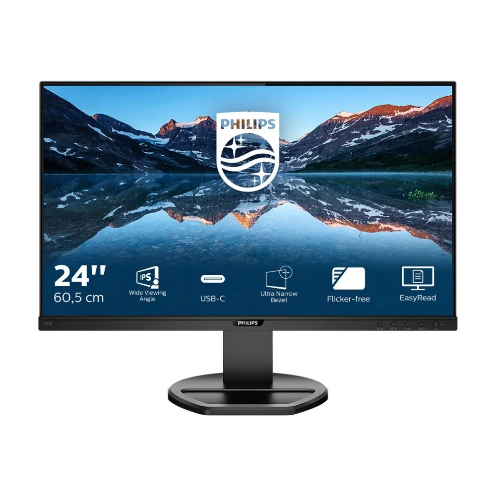 Philips 243B9 24"/LED/USB-C/HDMI/1080p Negro