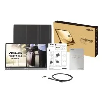 Asus ZenScreen MB14AC pantalla para PC 35.6 cm (14") 1920 x 1080 Pixeles Full HD Gris