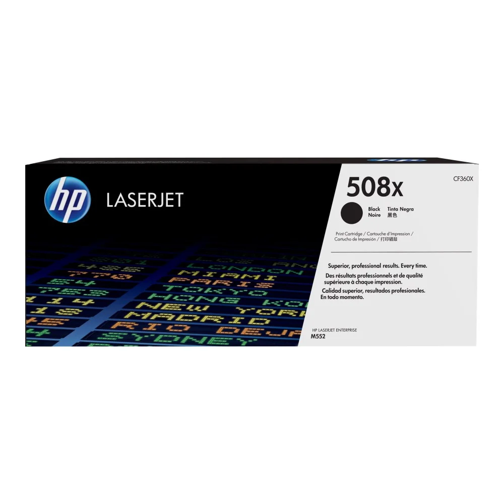 TONER HP 508X CF360X NEGRO M577