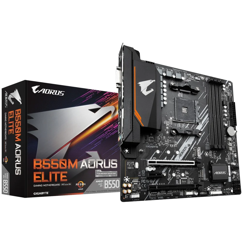 Gigabyte B550M AORUS ELITE: Placa Base Micro-ATX DDR4 AMD AM4