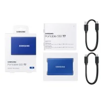 DISCO EXTERNO SSD SAMSUNG PORTABLE T7 1TB/ USB 32/ AZUL