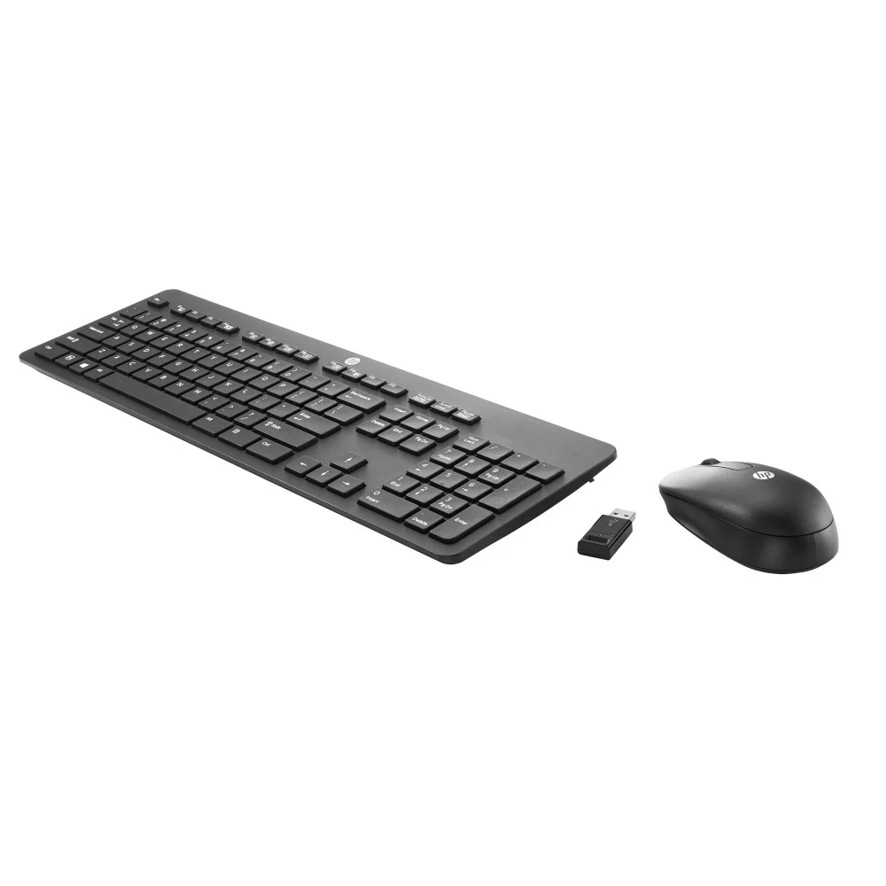 Conjunto HP Slim Teclado y Ratón Inalámbricos: Diseño Compacto.