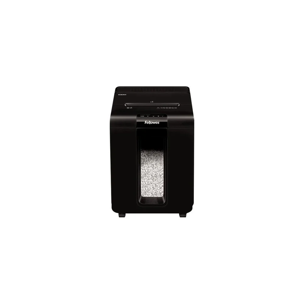 DESTRUCTORA FELLOWES AUTOMAX 100M/ MICROCORTE DE 4 X 10MM/ NEGRA