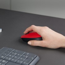 Logitech Ratón inalámbrico M171 Rojo