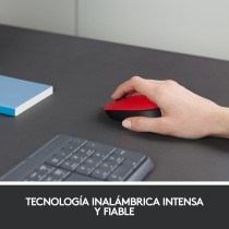 Logitech Ratón inalámbrico M171 Rojo