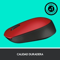 Logitech Ratón inalámbrico M171 Rojo