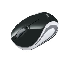 RATON LOGITECH WIRELESS M187 BLACK/WHITE