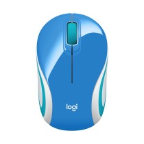 Logitech Ratón inalámbrico M187 Azul