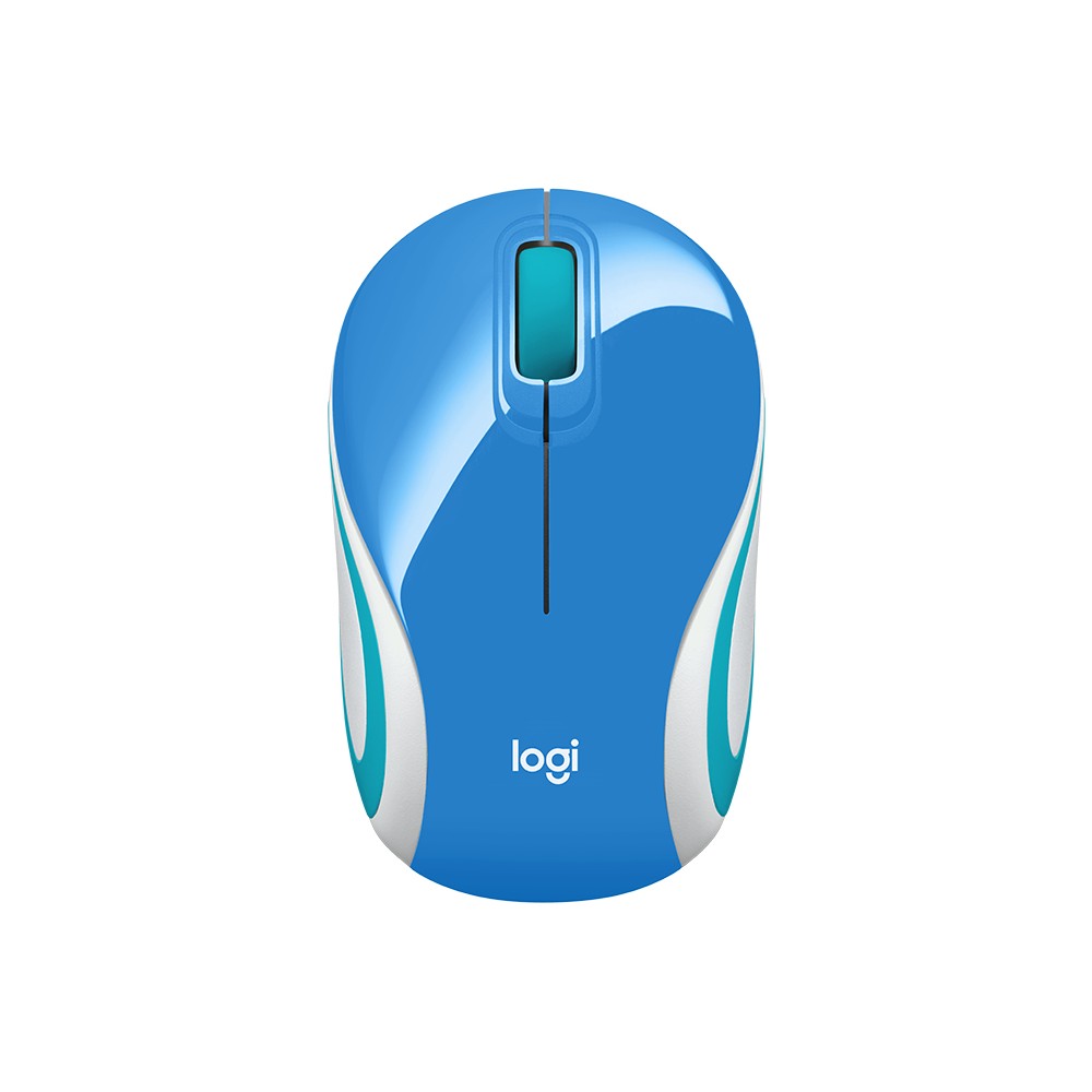 Logitech Ratón inalámbrico M187 Azul