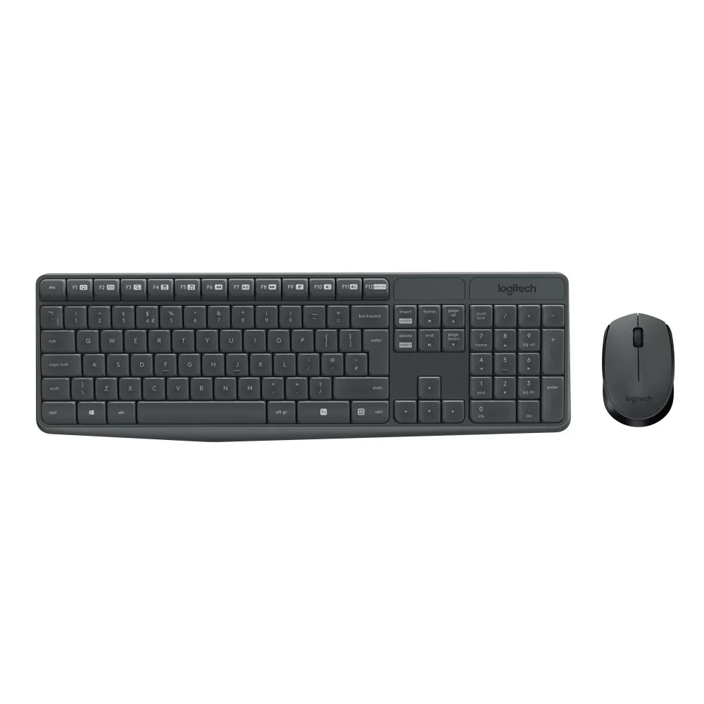 Logitech MK235: Combo de Teclado y Ratón Inalámbricos Duraderos