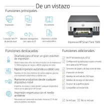 HP Smart Tank 7005 All-in-One 250 Hojas/ 15 ppm/ USB