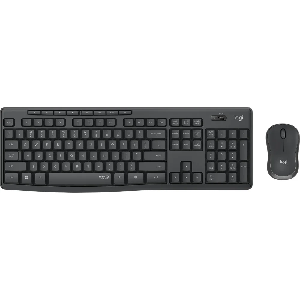 Logitech MK295 Silent Combo: Teclado y Ratón Inalámbricos Silenciosos