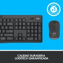 Logitech MK295 Silent Combo: Teclado y Ratón Inalámbricos Silenciosos