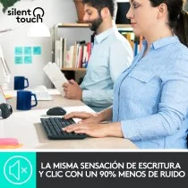 Logitech MK295 Silent Combo: Teclado y Ratón Inalámbricos Silenciosos