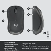 Logitech MK295 Silent Combo: Teclado y Ratón Inalámbricos Silenciosos